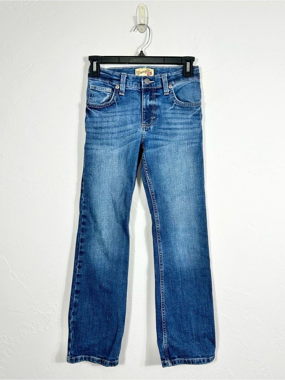 Wrangler 20X Boys No. 42 Vintage Bootcut Slim Fit Jeans Medium Wash Size 10